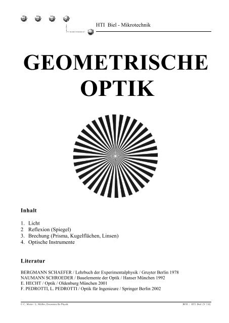 Geometrische Optik