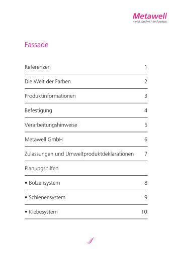 Fassadenordner - Metawell