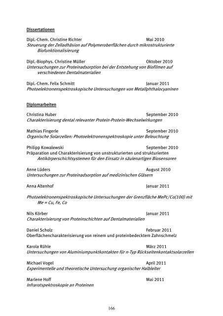 Forschungsbericht 2010 - 2011 - Fachbereich Physik der Universität ...