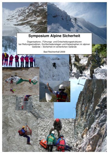 Tagungsband 2009 - Symposium Alpine Sicherheit