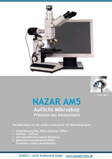 NAZAR AM5 Mikroskop als PDF öffnen - Schütz + Licht Prüftechnik ...