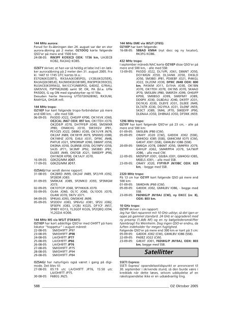 Tidsskrift for amatør-radio 77. årgang. oktober 2005 Udgivet ... - EDR