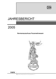 jahresbericht 2005 - FNFW - DIN Deutsches Institut für Normung e.V.