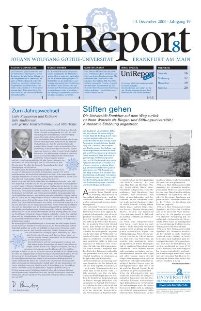 Ausgabe 8-2006 - UniReport
