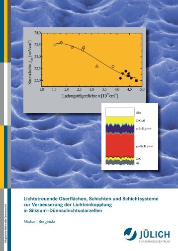 Lichtstreuende Oberflächen, Schichten und Schichtsysteme zur ...