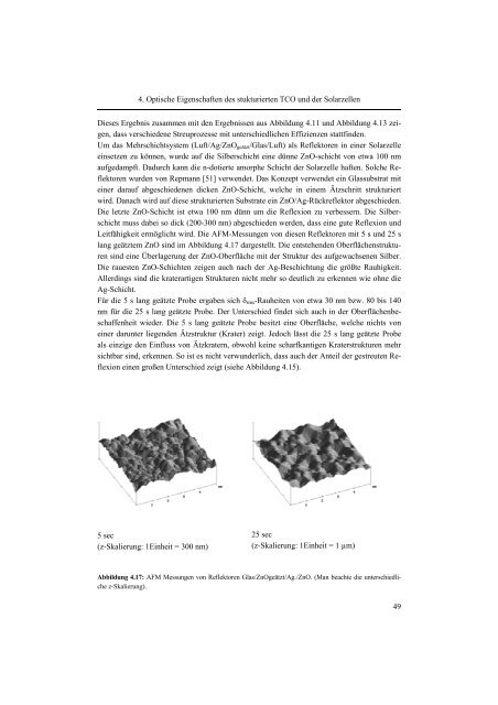 4 Optische Eigenschaften des strukturier - JUWEL ...