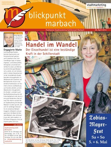 Download des Blickpunkts - Stadtmarketing Schillerstadt Marbach eV