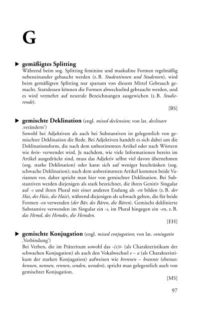 Deutsche Grammatik (de Gruyter Lexikon)