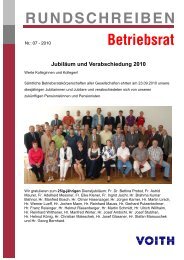 RUNDSCHREIBEN Betriebsrat