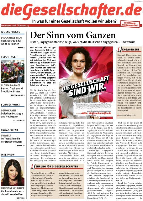 Der Sinn vom Ganzen - Die Gesellschafter