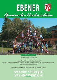 Gemeinde-Nachrichten - Gemeinde Eben