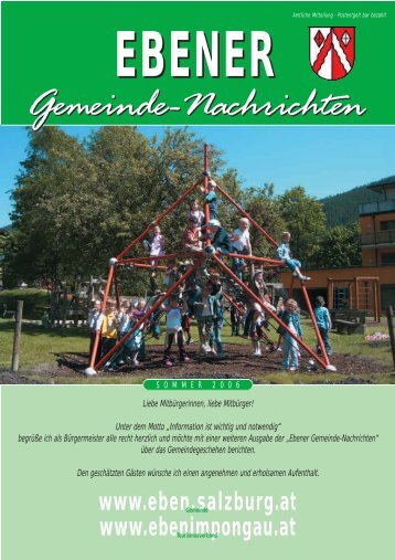 Gemeinde-Nachrichten - Gemeinde Eben