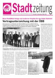 Stadtzeitung - in Hall in Tirol
