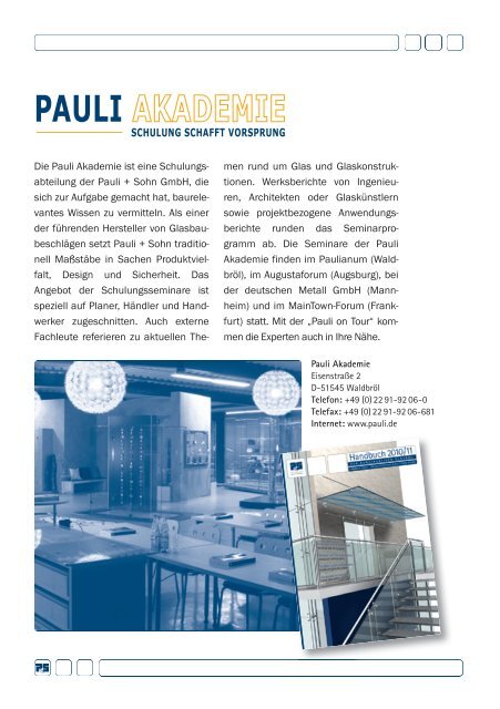 Duschenmaster Informationen - Pauli