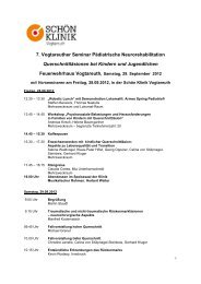 7. Vogtareuther Seminar Pädiatrische ... - Neuropaediatrie