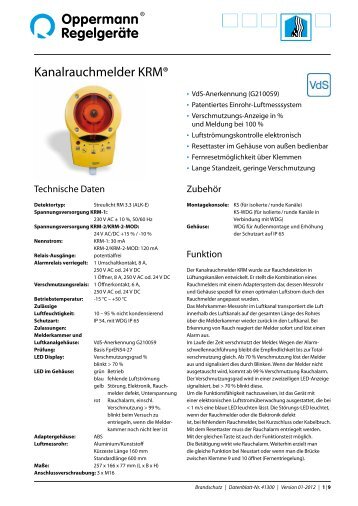 Datenblatt-Nr. 41300 - Oppermann Regelgeräte GmbH