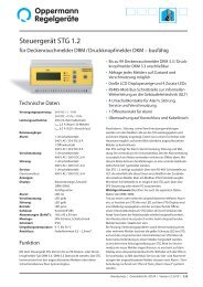 Datenblatt-Nr. 43104 - Oppermann Regelgeräte GmbH