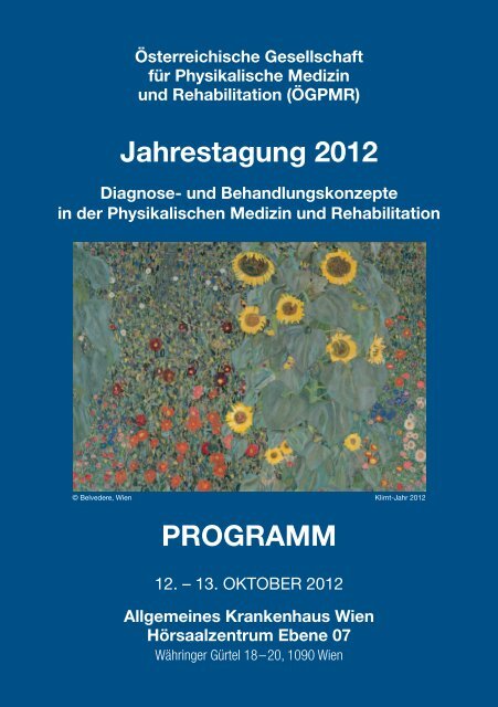 Jahrestagung 2012 PROGRAMM - bei MAW