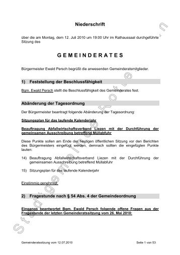 Gemeinderatssitzung 12.07.2010 (927 KB) - .PDF - Rottenmann