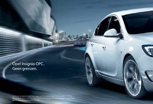 Brochure Insignia OPC - Opel Nederland