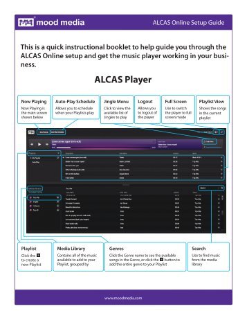 ALCAS Player - MoodMedia