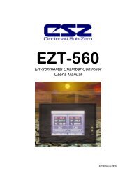 EZT-560 Touch Screen User's Manual - Environmental Test ...