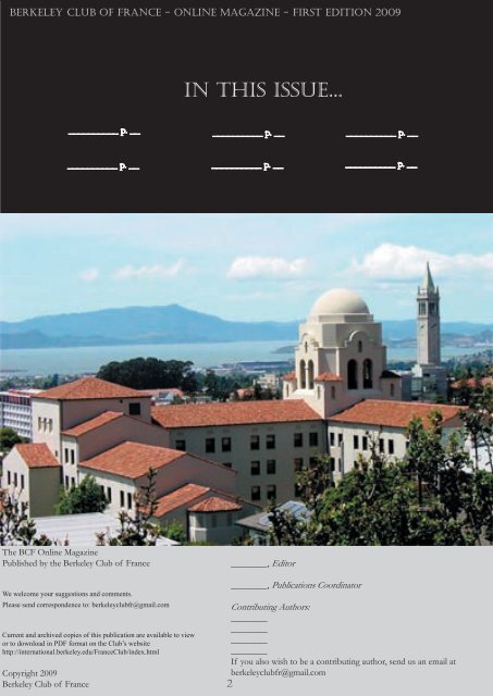 online magazine - cal: great minds online - University of California ...