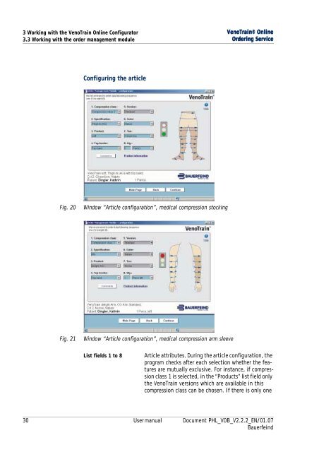 User manual - Bauerfeind UK