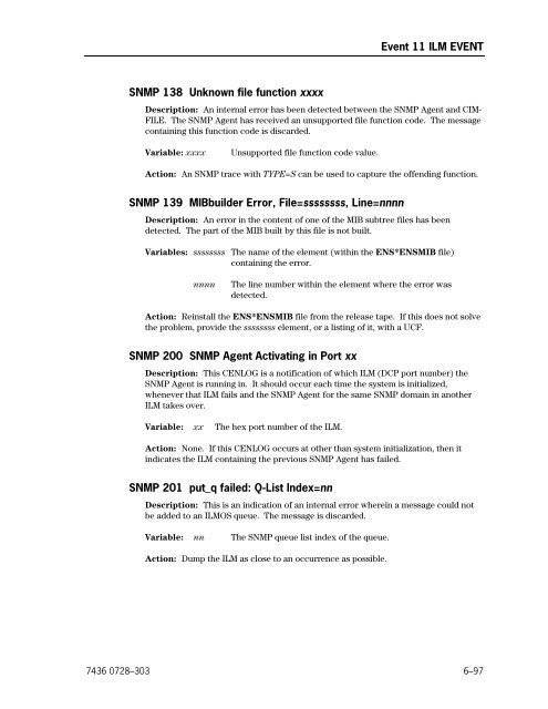 DCP Series Telcon Message Manual - Public Support Login - Unisys