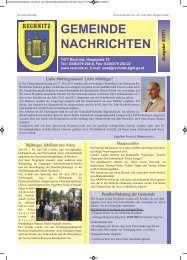 Gemeindenachrichten Juli 2011 - Gemeinde Rechnitz