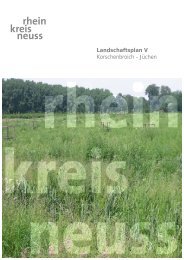 Landschaftsplan V Korschenbroich - Jüchen - Rhein-Kreis Neuss