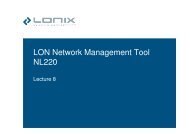 LON Network Management Tool NL220 - LONIX