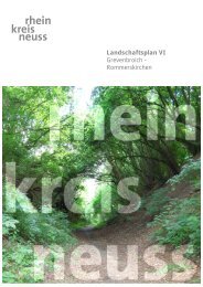 Landschaftsplan VI Grevenbroich - Rhein-Kreis Neuss