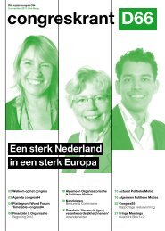 Congreskrant - D66.nl