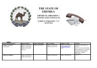 the state of eritrea - ECSS | Eritrean Center for Strategic Studies