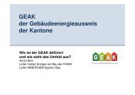 GEAK - Klassierung - energieapero