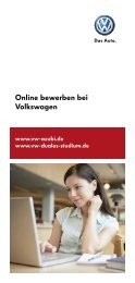 Online bewerben bei Volkswagen (PDF; 260,3kB)