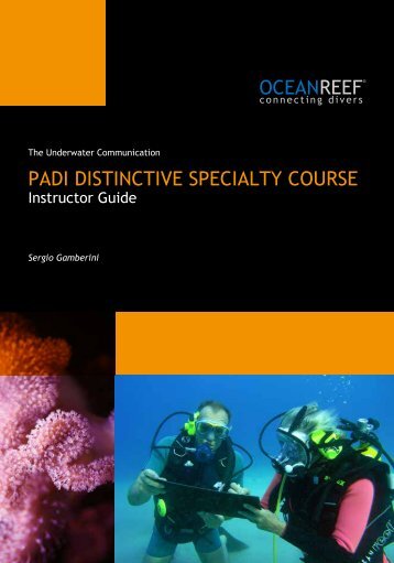 to download PADI Specialty Course - Ocean Reef