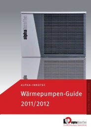 Wärmepumpen-Guide 2011/2012 - Alpha-InnoTec Schweiz AG
