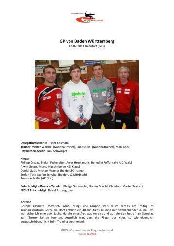 GP von Baden Württemberg