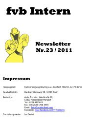 fvb intern - Berliner Bowlingsport Verein e.V. und Fachvereinigung ...