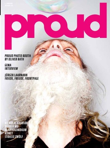 PROUD PHOTO BOOTH BY OLIVER RATH ... - Proud magazine