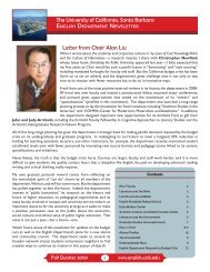 Letter from Chair Alan Liu - UCSB English - University of California ...