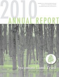 2010 Annual Report - Sycamore Land Trust