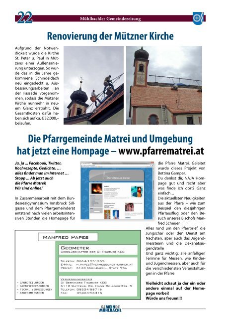 (2,64 MB) - .PDF - Mühlbachl - Land Tirol