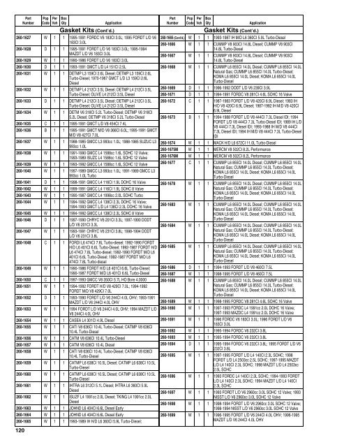 Federal Mogul 675 Buyers Guide