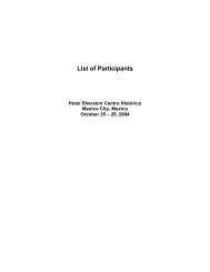 List of Participants - cgiar