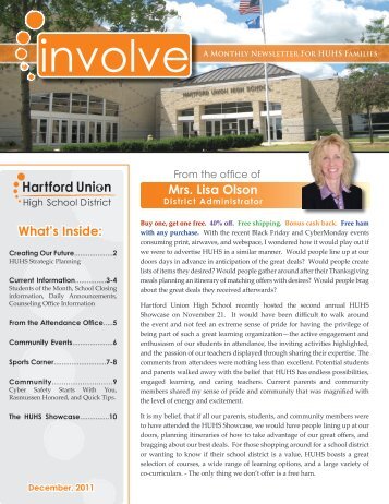 December - Hartford Union High School