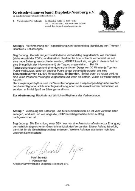 Juni 2005 in Delmenhorst - Landesschwimmverband ...
