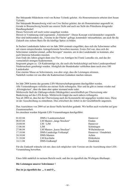 Juni 2005 in Delmenhorst - Landesschwimmverband ...